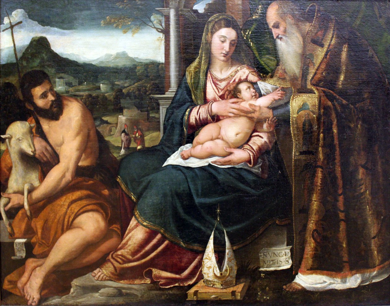 Szent beszélgetés alkotó: Polidoro da Lanciano