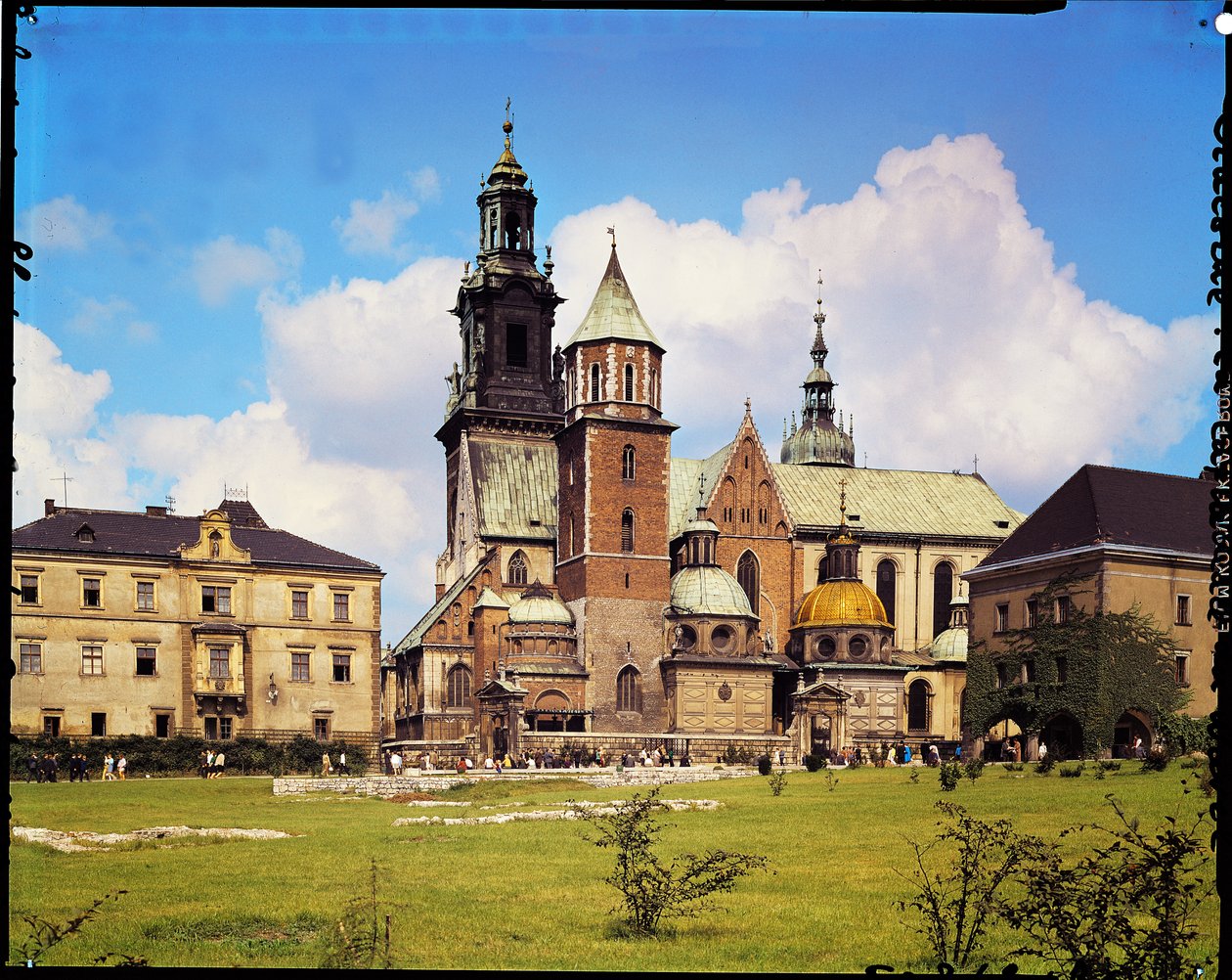 Kilátás a Wawel-székesegyházra alkotó: Polish School