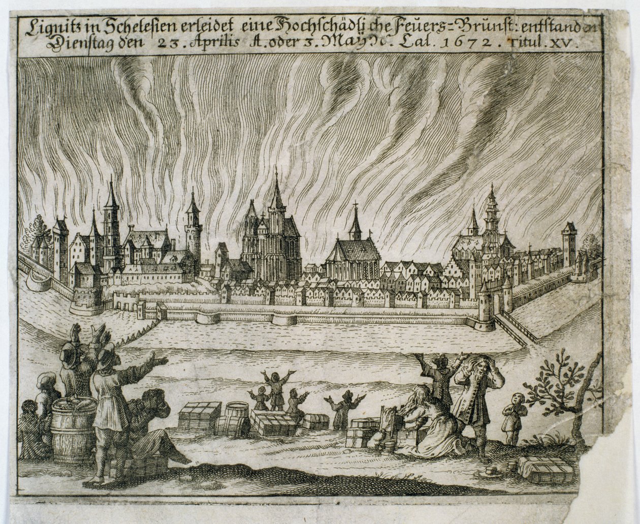 Legenda a kettő tüzéről, 1672 alkotó: Polish School