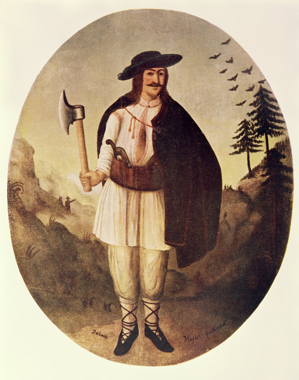 Oleksa Dovbush alkotó: Polish School