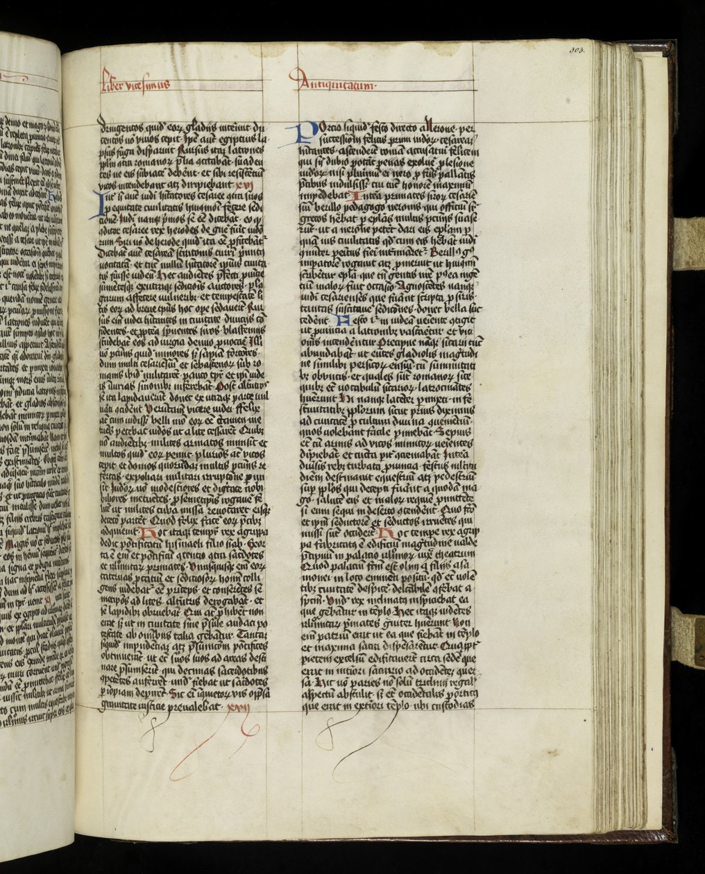303. oldal Josephus Flavius, Tyniec „Antiquitates Judaice” című művének 20. könyvéből alkotó: Polish School