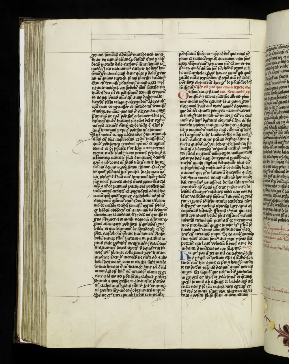 306. oldal Josephus Flavius, Tyniec „Antiquitates Judaice” című művének 20. könyvéből alkotó: Polish School