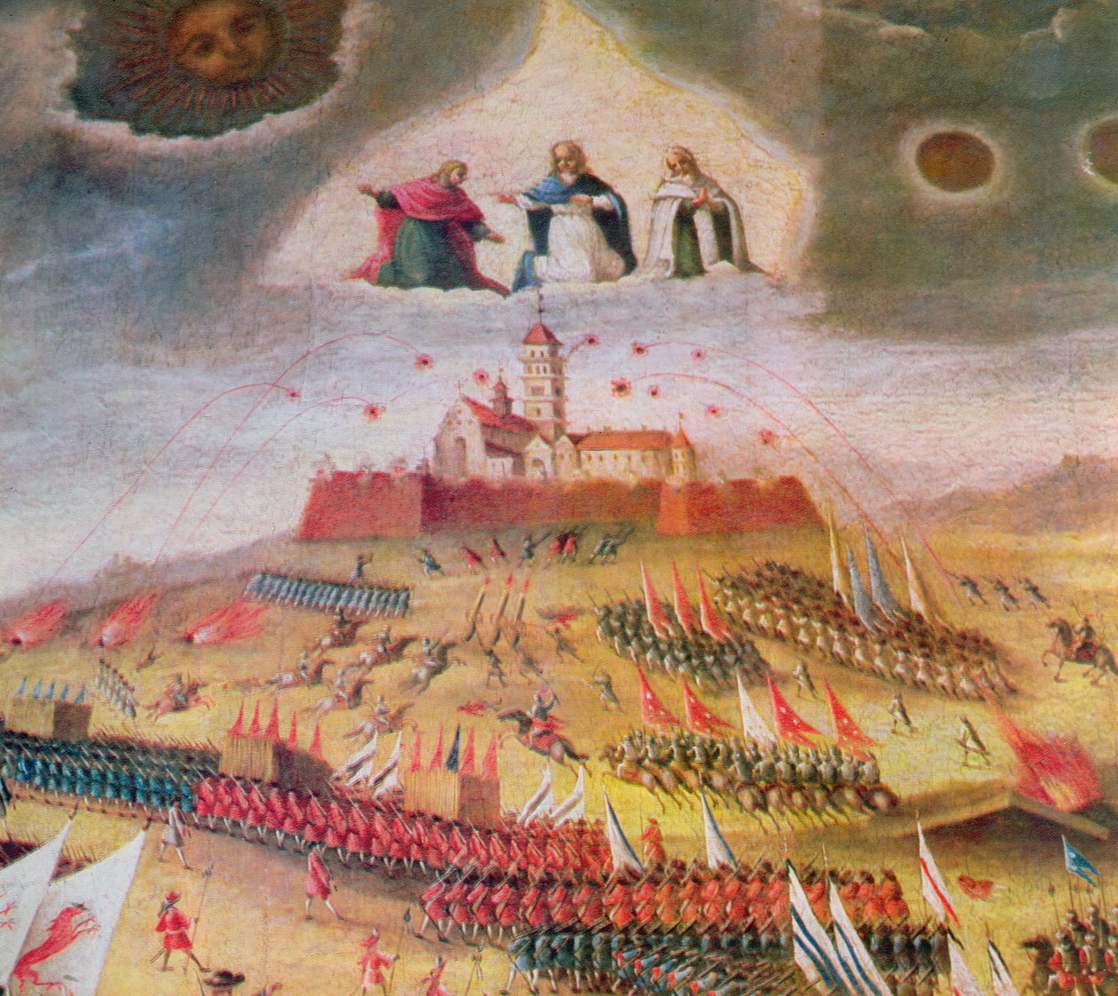 A Jasna Gora kolostor svéd ostroma 1655-ben alkotó: Polish School
