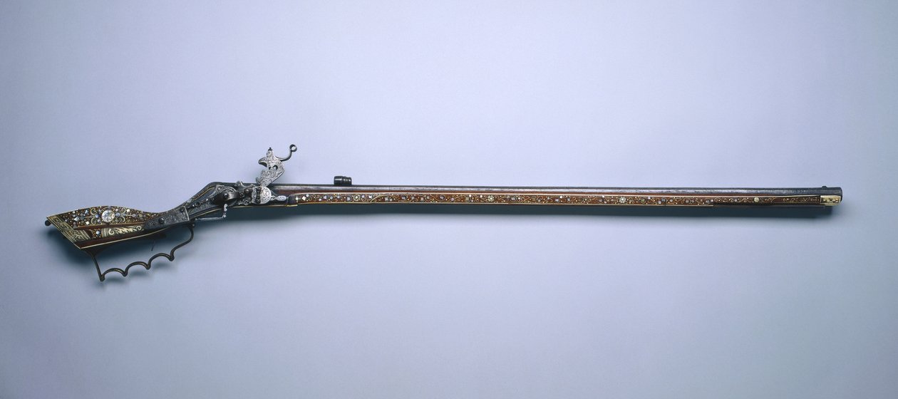 Tschinki, kerékzáras vadászpuska, 1630-50 körül alkotó: Polish School