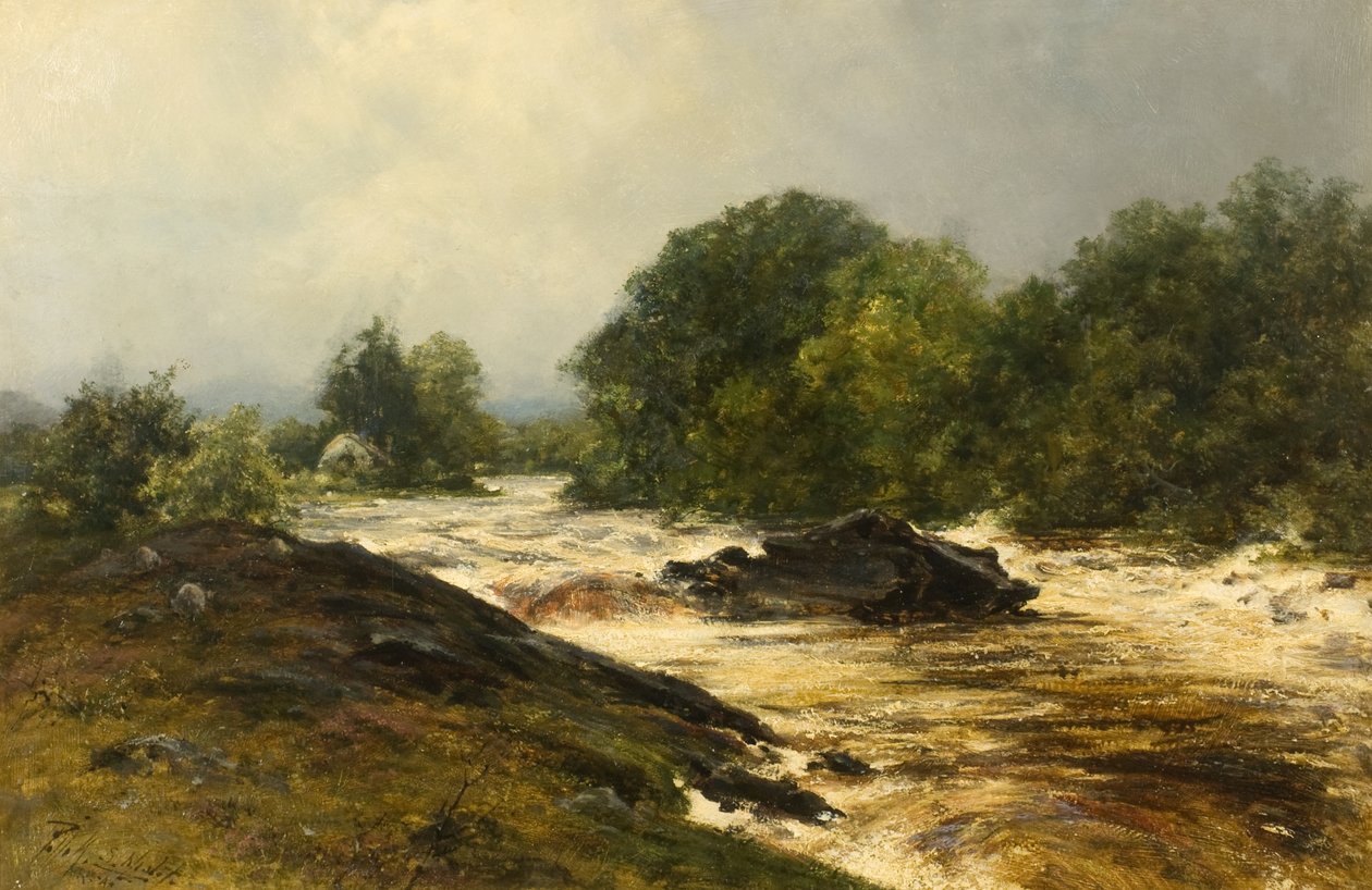 Tummel és Garry találkozása (olaj, vászon) alkotó: Pollok Sinclair Nisbet