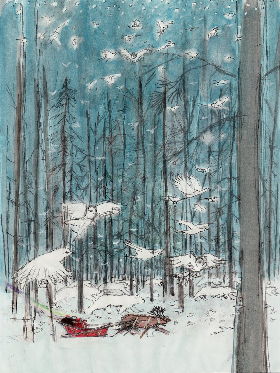 The Magic Forest, 2010 (akvarell és gouache, papír) alkotó: Polly Horner