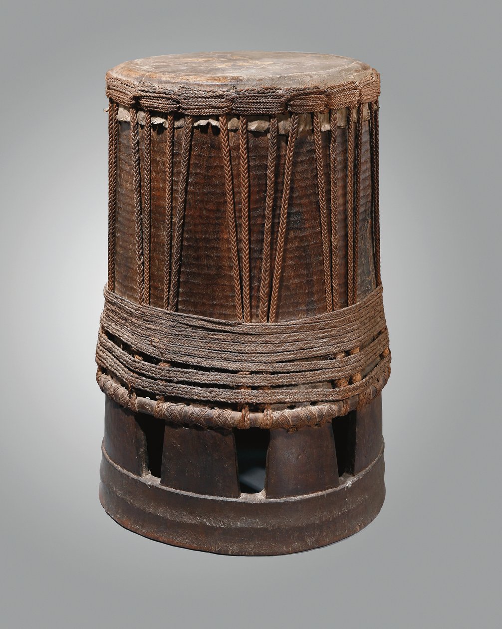 Tambour, Pahu, a Marquesas-szigetekről (fa és zsinór) alkotó: Polynesian Polynesian