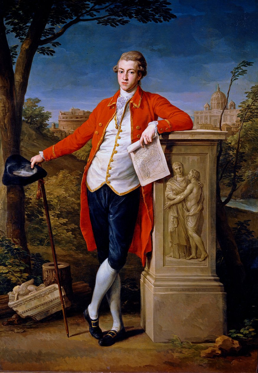 Francis Basset, 1. báró de Dunstanville és Basset arcképe (1757-1835) alkotó: Pompeo Batoni