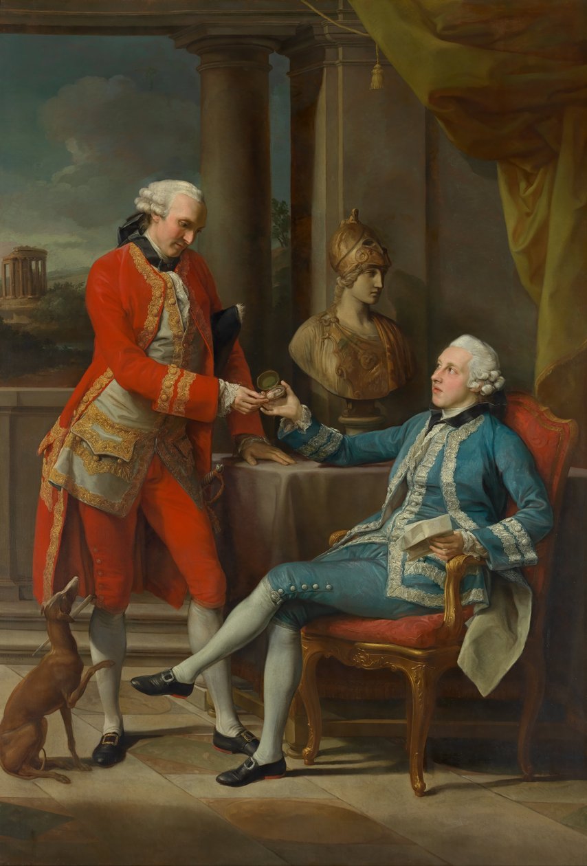 Sir Sampson Gideon és egy ismeretlen társ alkotó: Pompeo Batoni