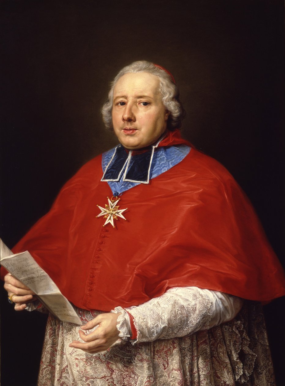 Etienne-René, Potier de Gesvres bíboros, 1758 alkotó: Pompeo Girolamo Batoni