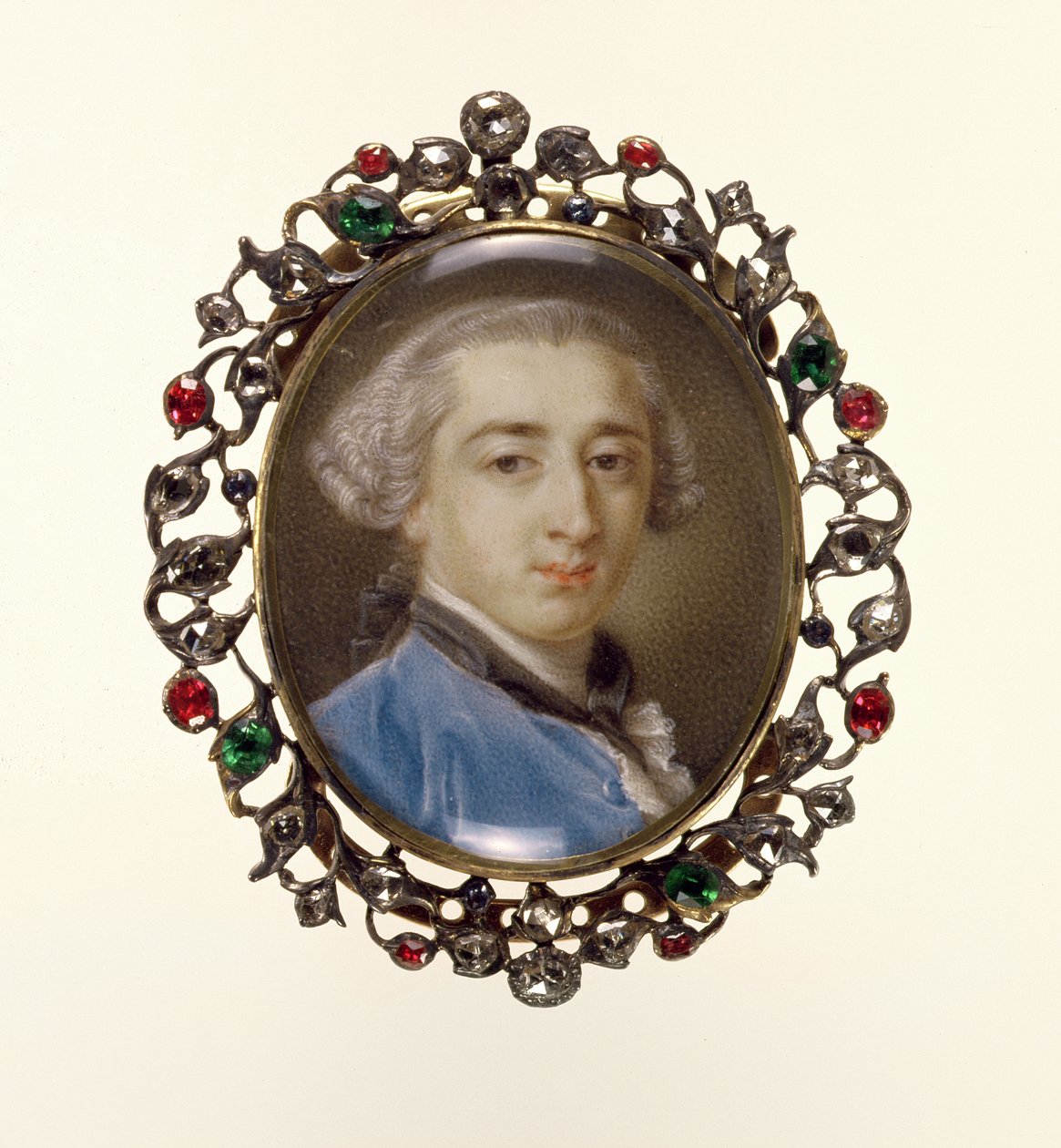 Richard Milles miniatűr portréja, 1758 körül alkotó: Pompeo Girolamo Batoni