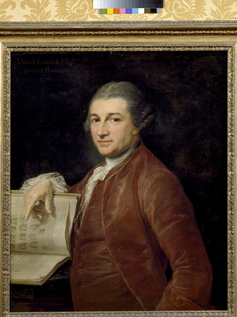 David Garrick portréja, 1764 alkotó: Pompeo Girolamo Batoni