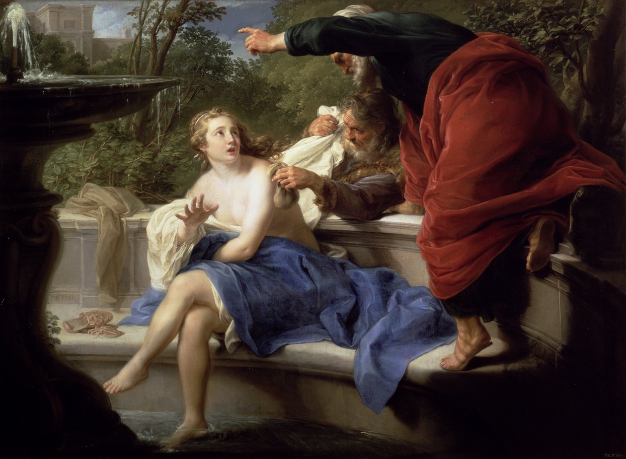 Susanna és a vének, 1751 alkotó: Pompeo Girolamo Batoni