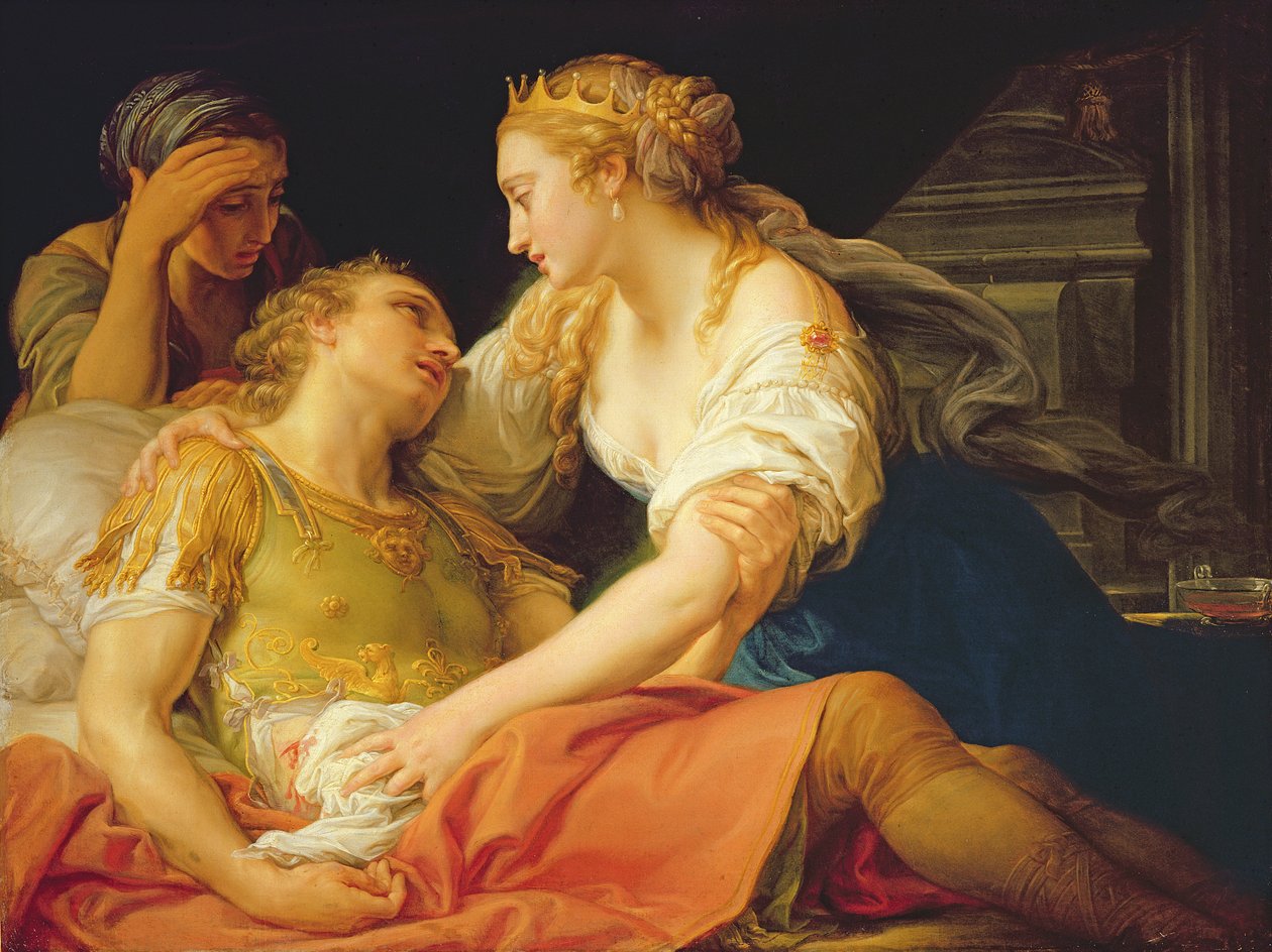 Marc Anthony halála, 1763 alkotó: Pompeo Girolamo Batoni