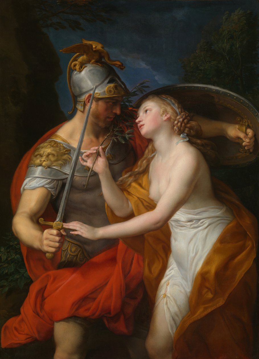 Béke és háború allegóriája, 1776. alkotó: Pompeo Batoni
