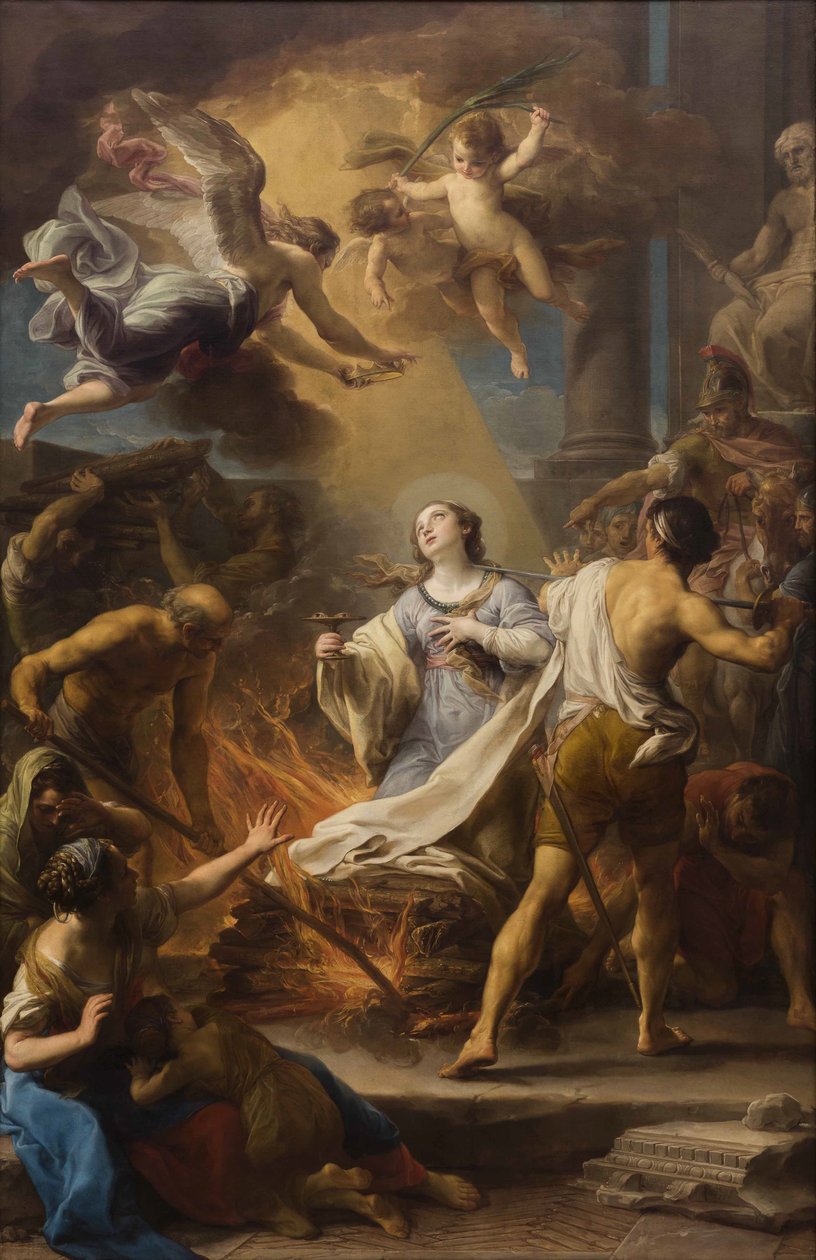 Szent Lucy mártíromsága Pompeo Girolamo Batoni alkotó: Pompeo Batoni