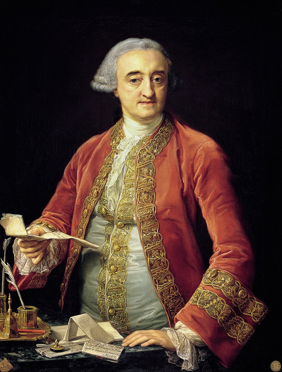 D. Manuel de Roda portréja alkotó: Pompeo Batoni