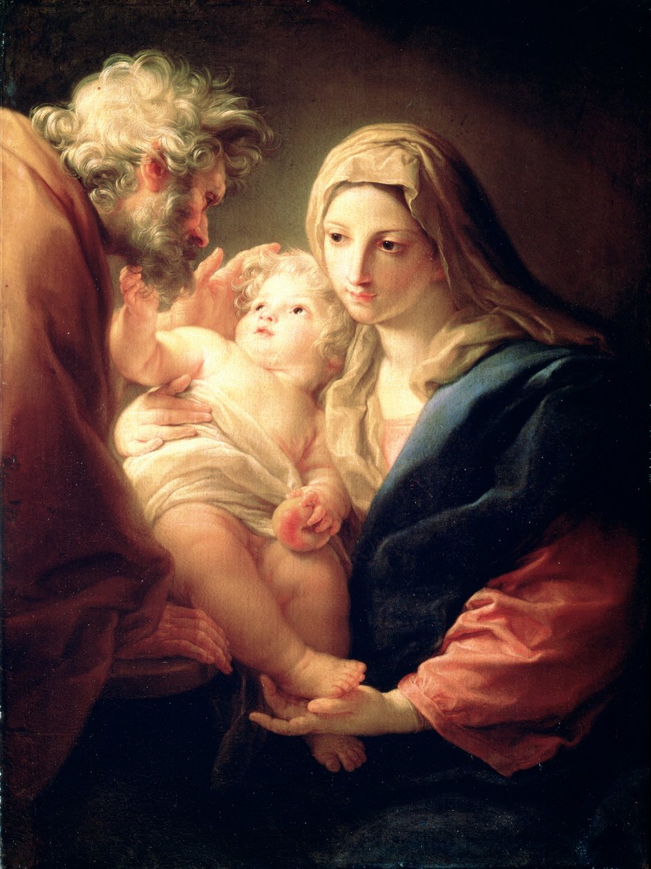 A Szent Család, 1740-es évek. alkotó: Pompeo Batoni