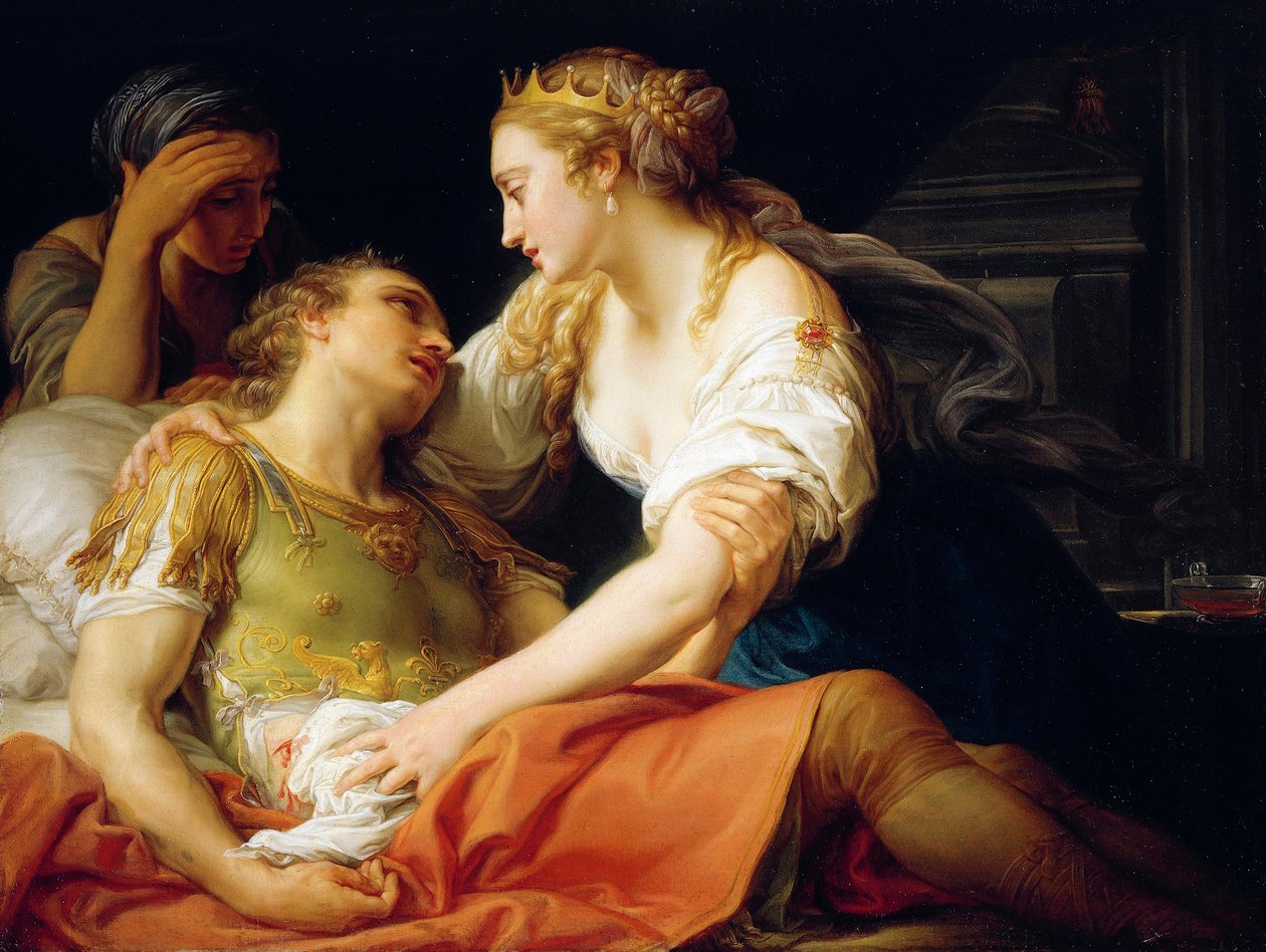 Mark Antony halála alkotó: Pompeo Girolamo Batoni
