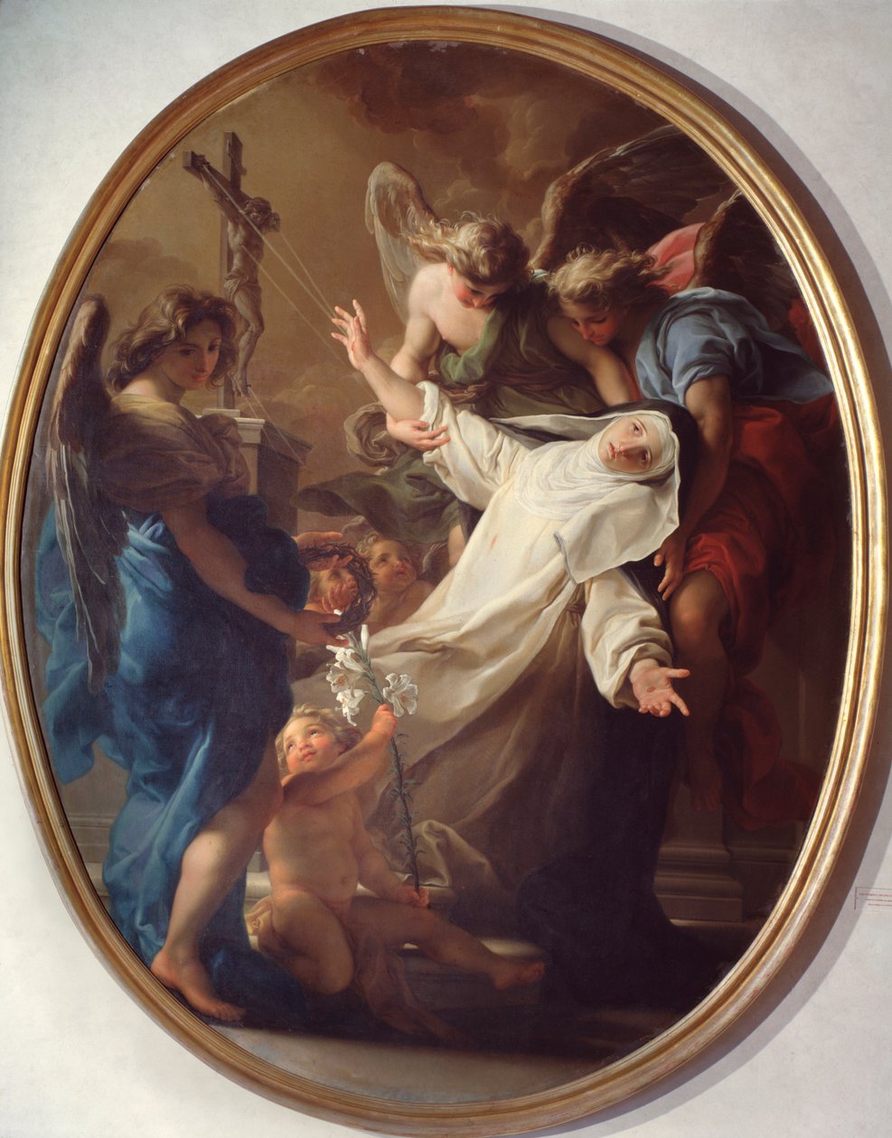 Sienai Szent Katalin extázisa (Festmény alkotó: Pompeo Girolamo Batoni