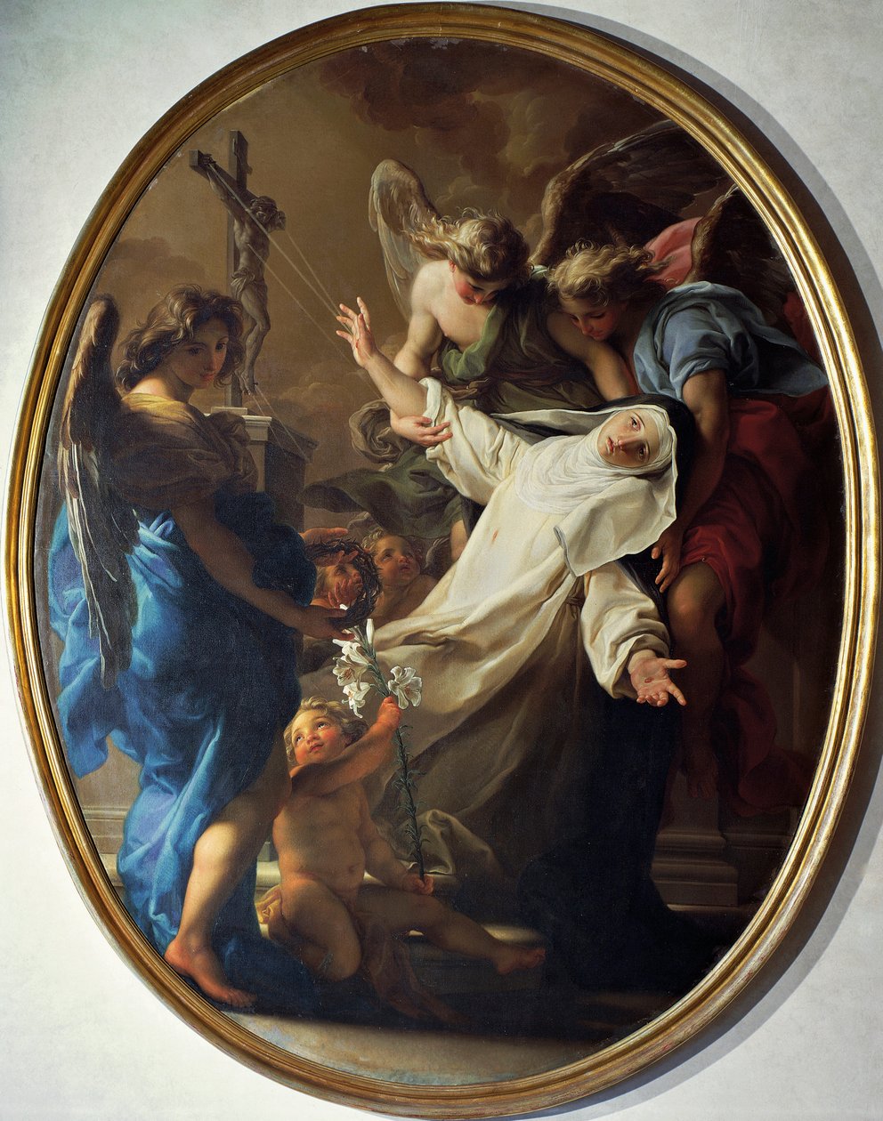 Sienai Szent Katalin extázisa alkotó: Pompeo Girolamo Batoni