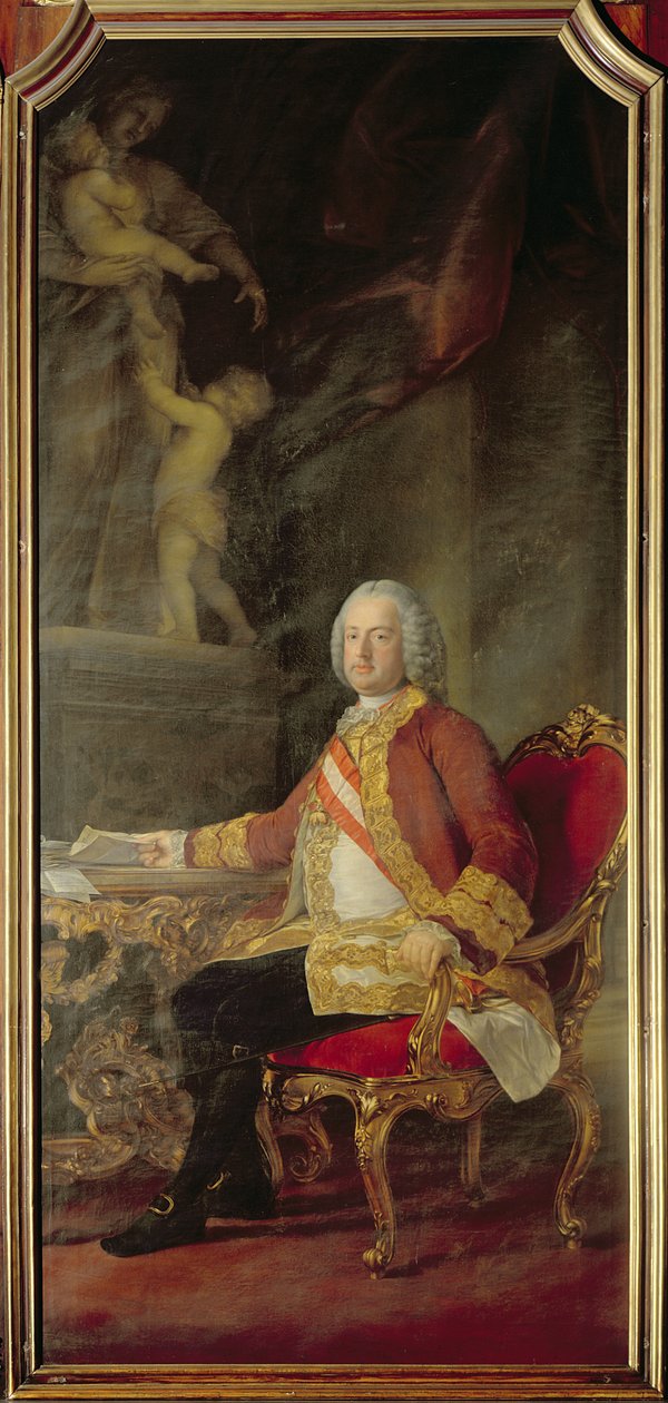 I. Ferenc római római császár (1708-65) Mária Terézia Ausztria császárné férje (1717-80) alkotó: Pompeo Girolamo Batoni