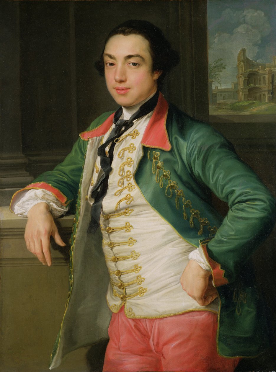 James Caulfield (1728-99), Charlemont 4. vikomt (később Charlemont 1. grófja) 1753-56 körül (olaj, vászon) alkotó: Pompeo Girolamo Batoni