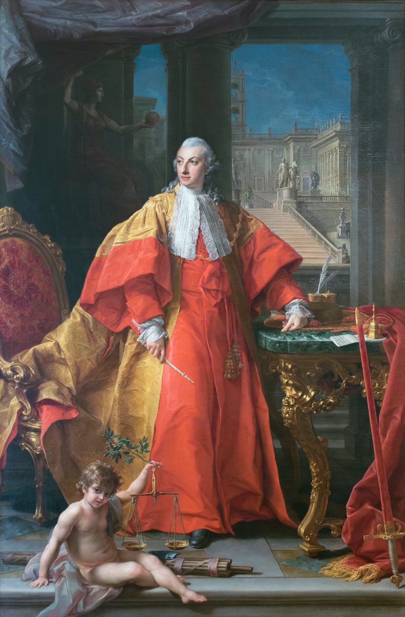 Abbondio Rezzonico portréja alkotó: Pompeo Girolamo Batoni