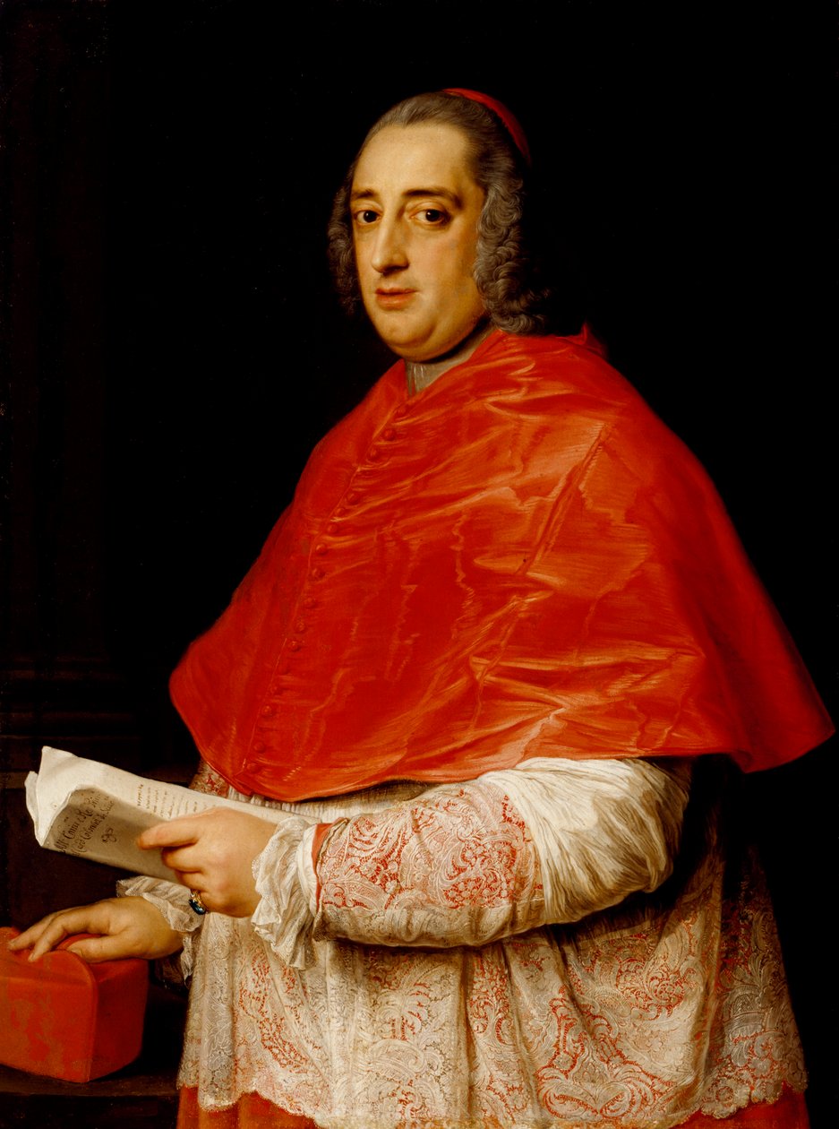 Prospero Colonna di Sciarra bíboros portréja alkotó: Pompeo Girolamo Batoni