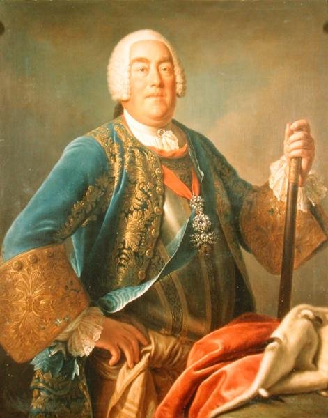 II. Károly Jenő (1728-93) württembergi herceg portréja (olaj, vászon) alkotó: Pompeo Girolamo Batoni