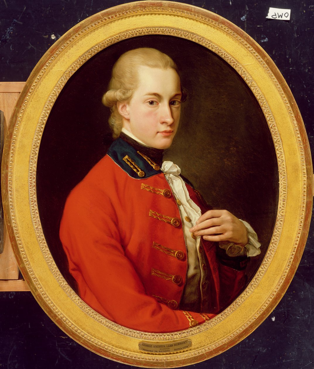 George Augustus portréja, 1779 alkotó: Pompeo Girolamo Batoni