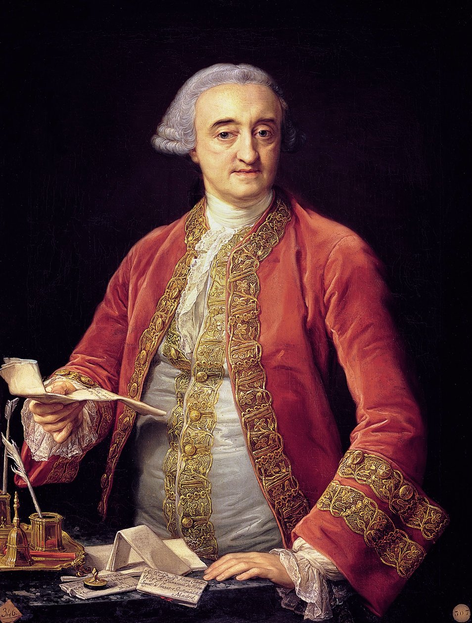 Manuel de Roda portréja alkotó: Pompeo Girolamo Batoni