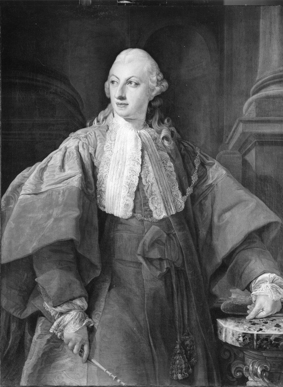 Abbondio Rezzonico herceg portréja római szenátorként alkotó: Pompeo Girolamo Batoni