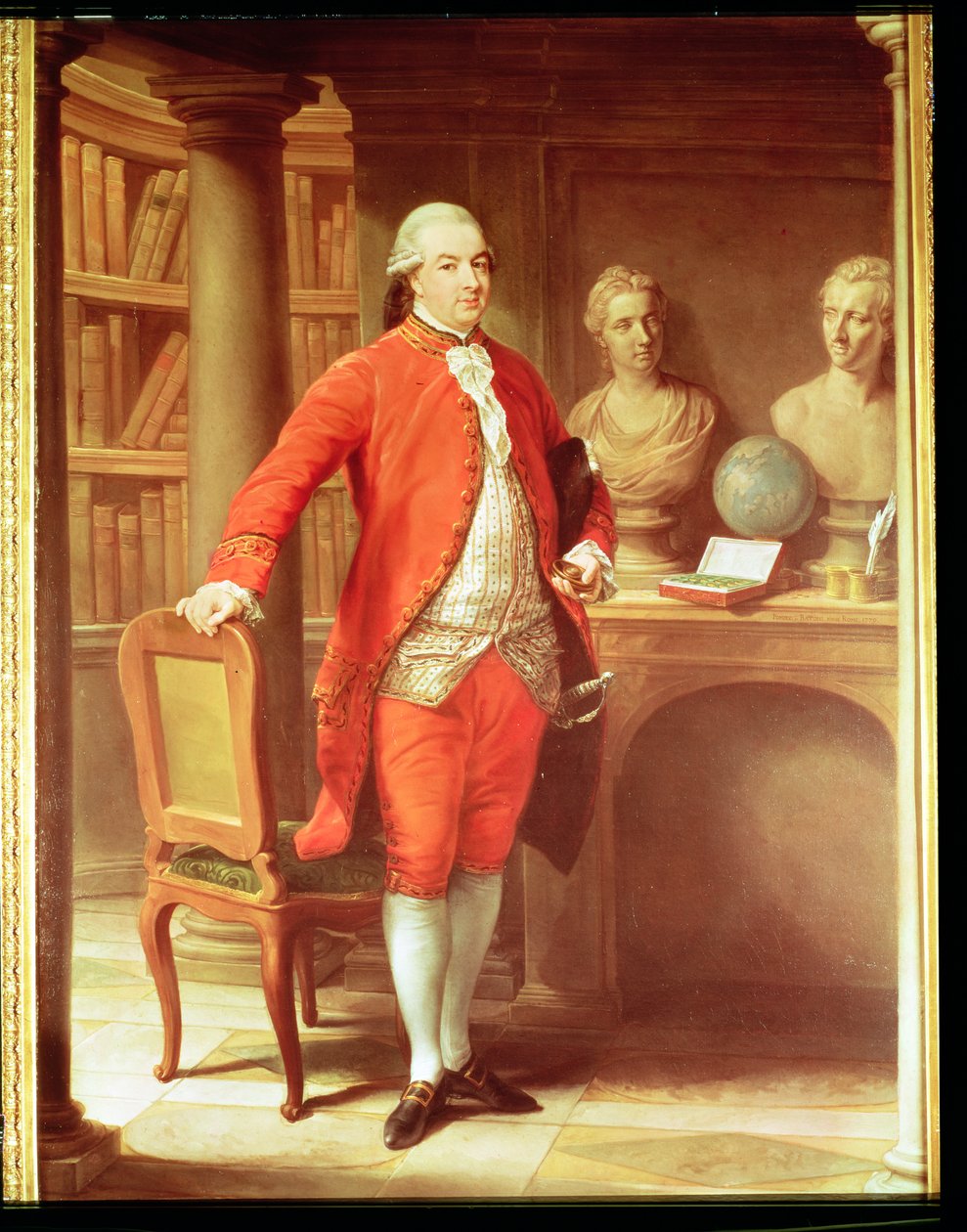 Sir Thomas Gascoigne, 8. báró portréja alkotó: Pompeo Girolamo Batoni