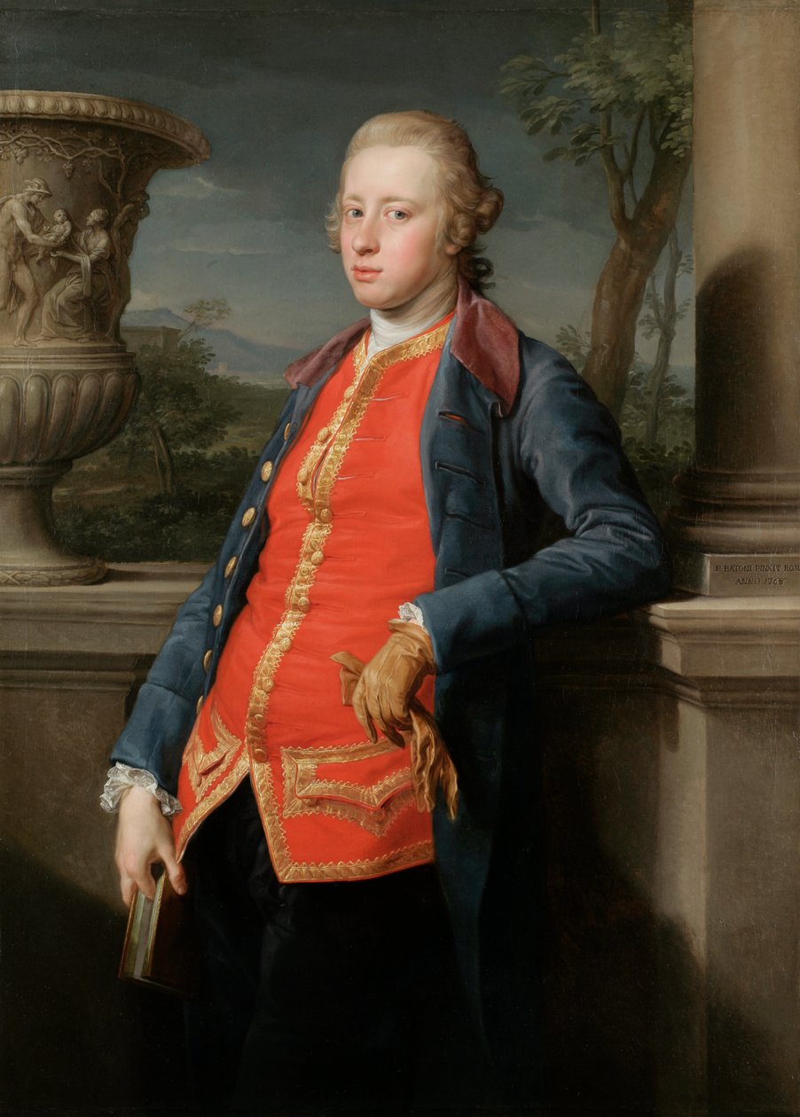 William Cavendish, Devonshire 5. hercegének portréja alkotó: Pompeo Girolamo Batoni