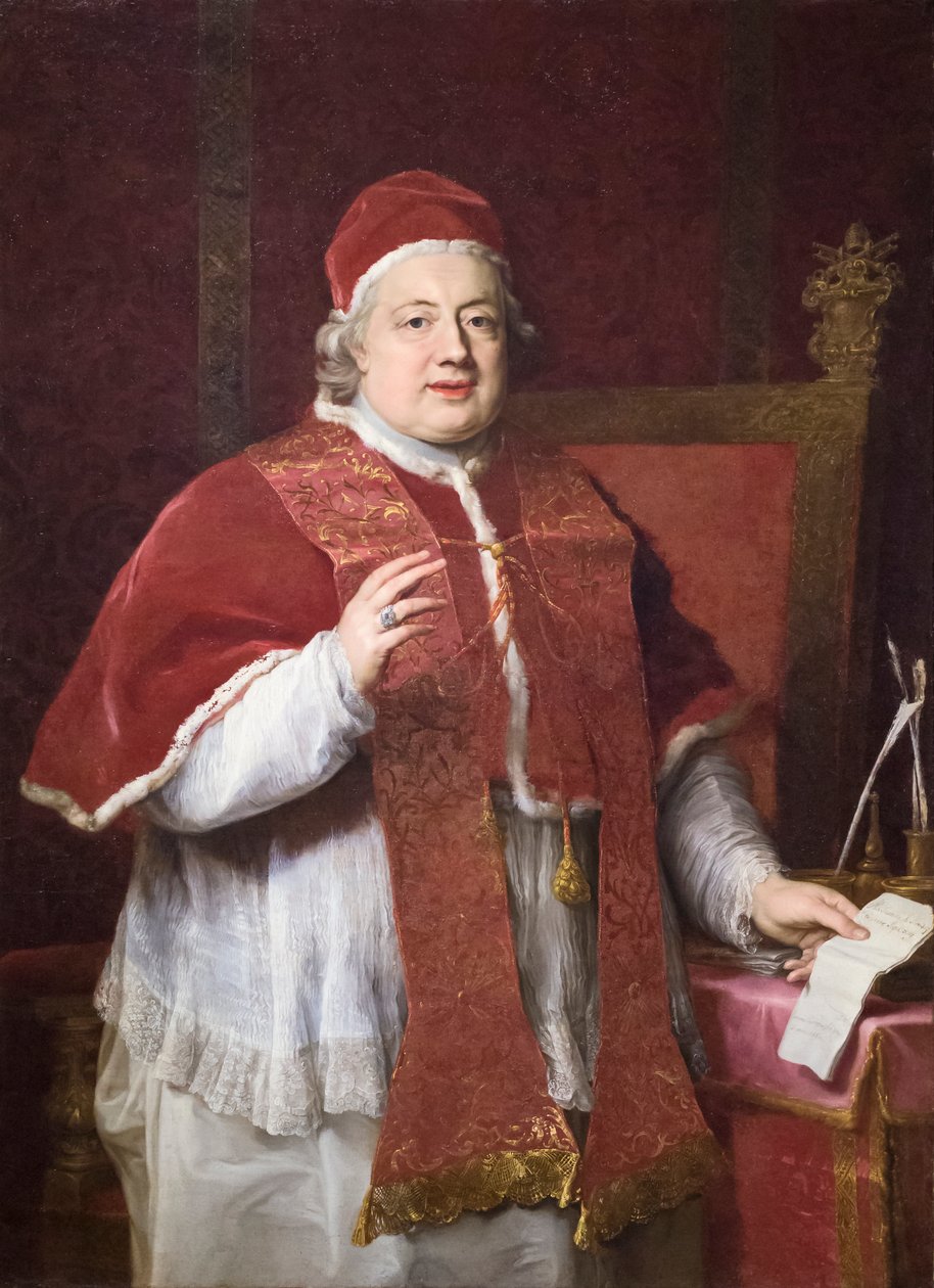 Kelemen pápa portréja XIII alkotó: Pompeo Girolamo Batoni
