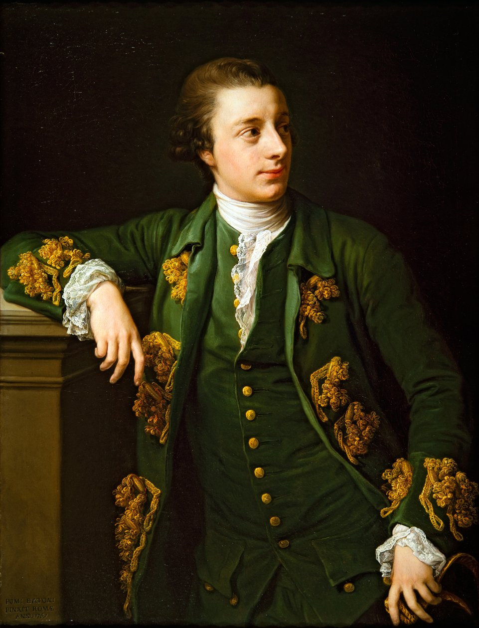 John Smith portréja alkotó: Pompeo Girolamo Batoni
