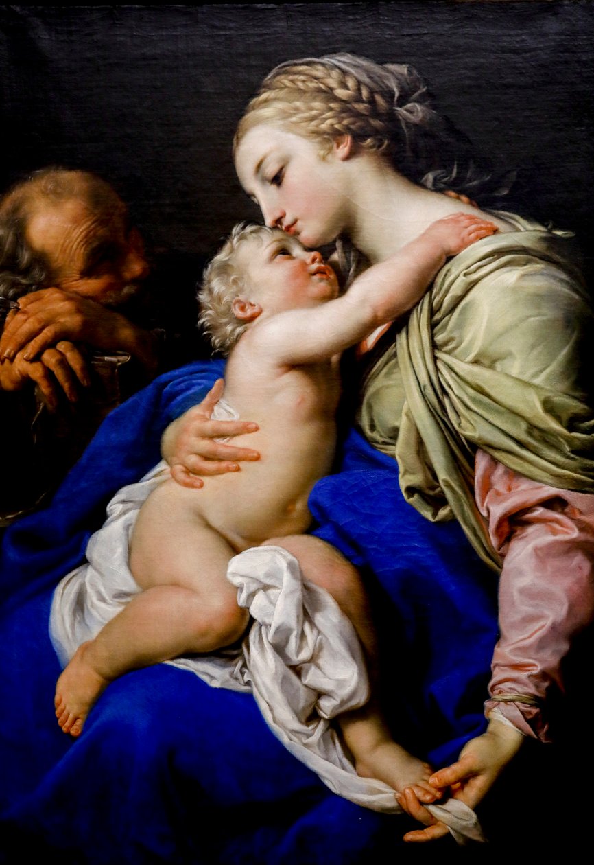A Szent Család. 18. század (olaj, vászon) alkotó: Pompeo Girolamo Batoni