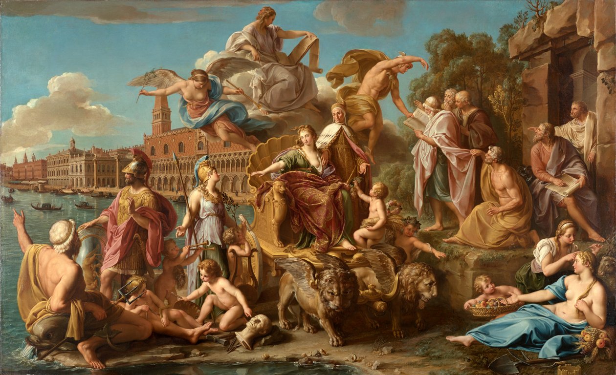 Velence diadala, 1737 alkotó: Pompeo Girolamo Batoni
