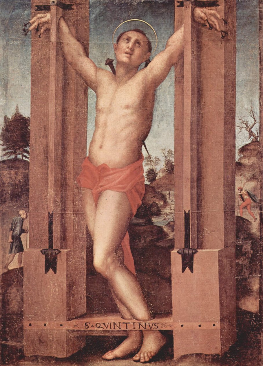 Németül: Hl. Quintinus Saint Quentin alkotó: Pontormo