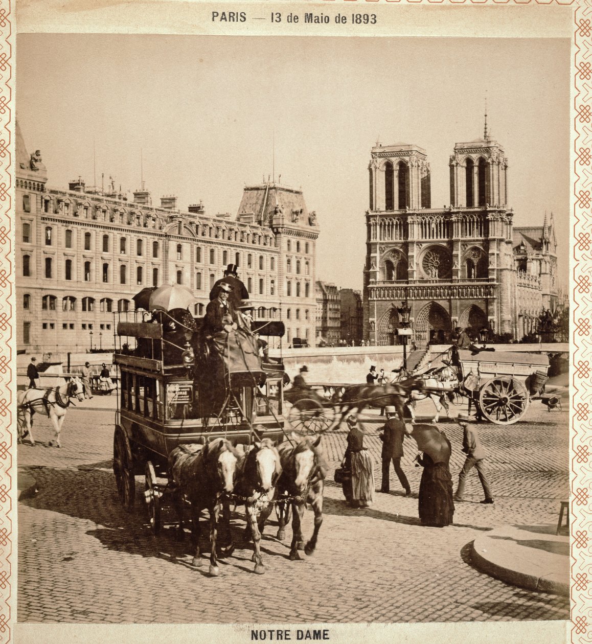 Notre Dame, Párizs, 1893. május 13 alkotó: Portuguese Photographer