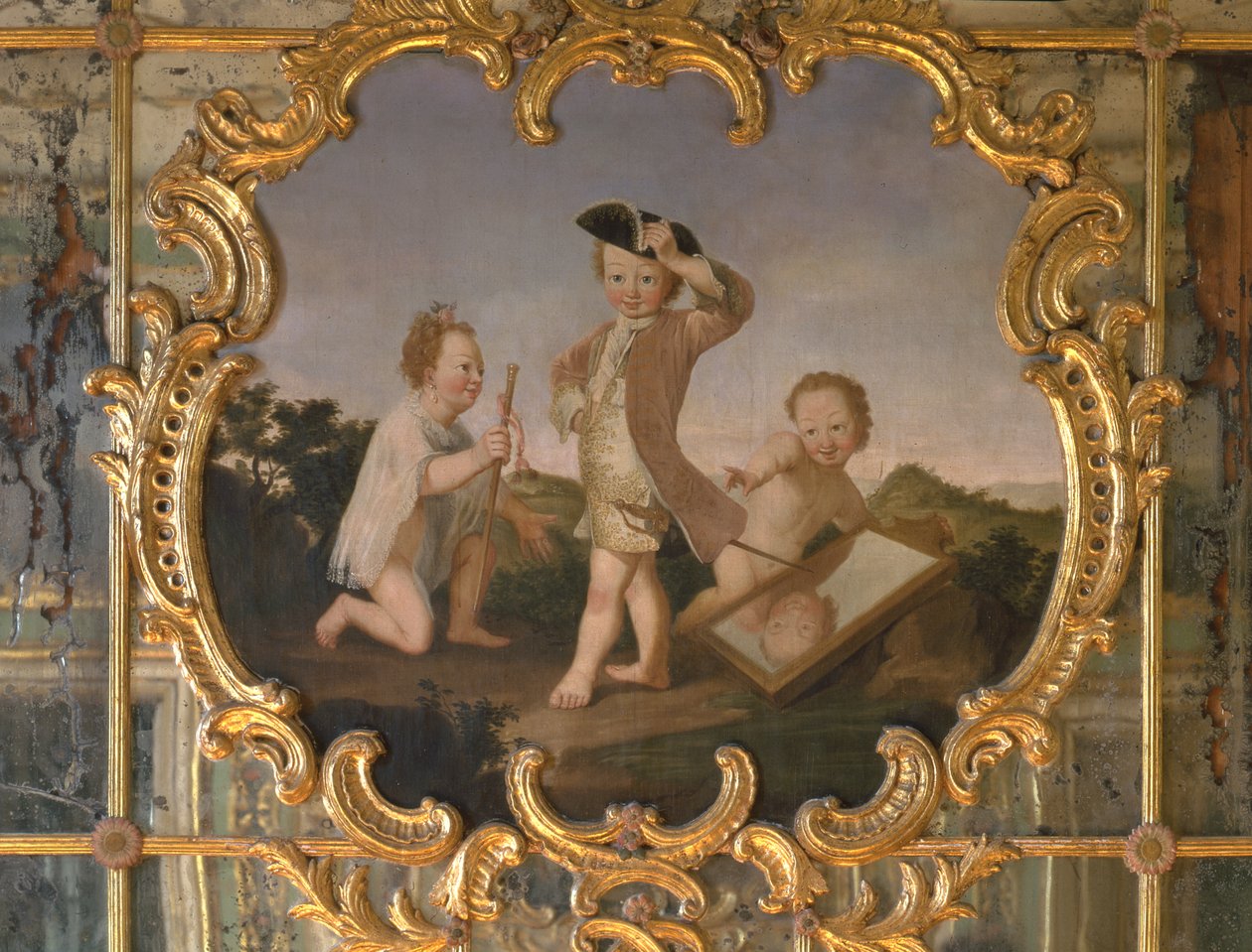 Öltözködő gyerekek (Fiúk), 1774-86 alkotó: Portuguese School