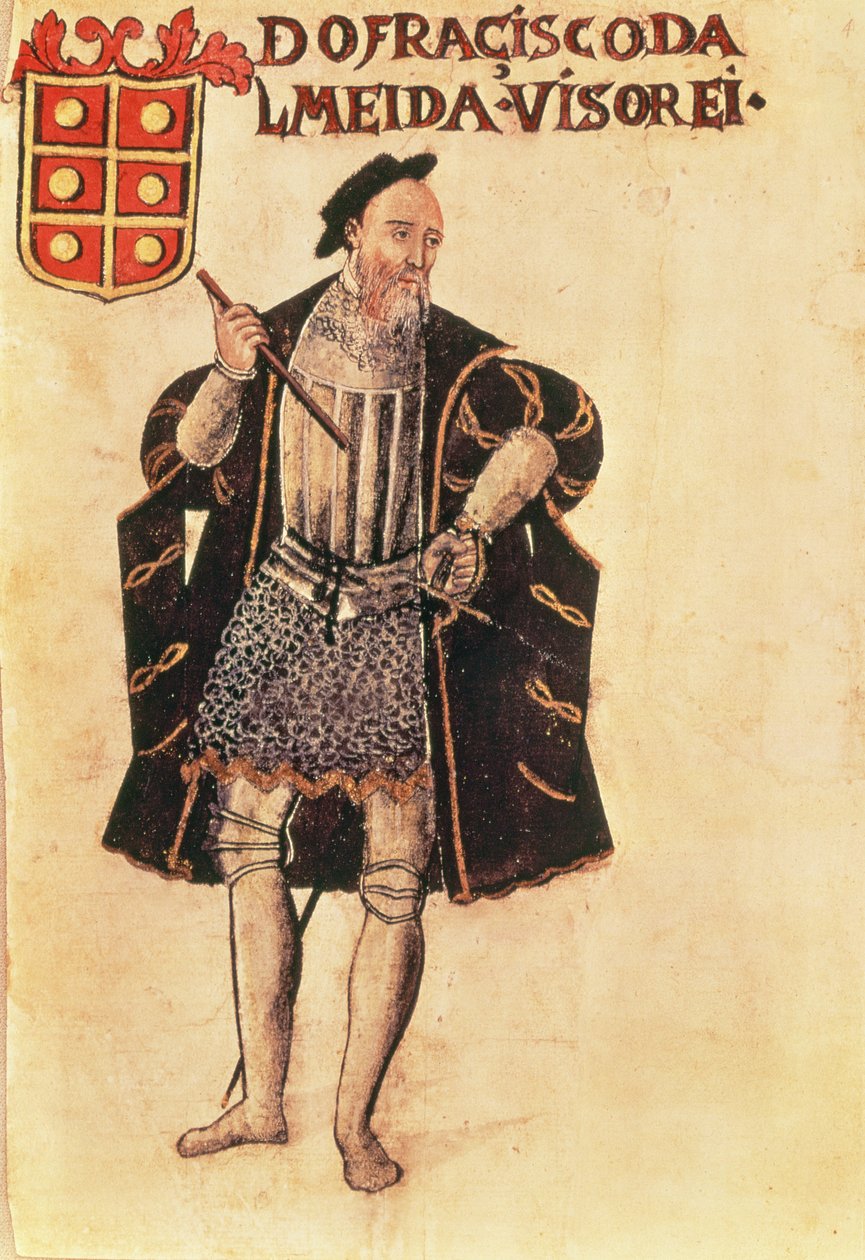 Francisco de Almeida (kb. 1450-1510), portugál katona és India első alkirálya alkotó: Portuguese School
