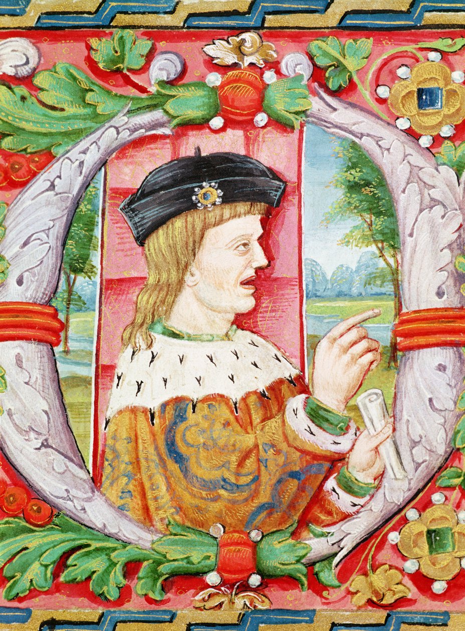 I. Manuel (1469-1521) „A szerencsések”, Portugália királya, Alem Douro „Lettura Nova” című művéből, 1513 alkotó: Portuguese School