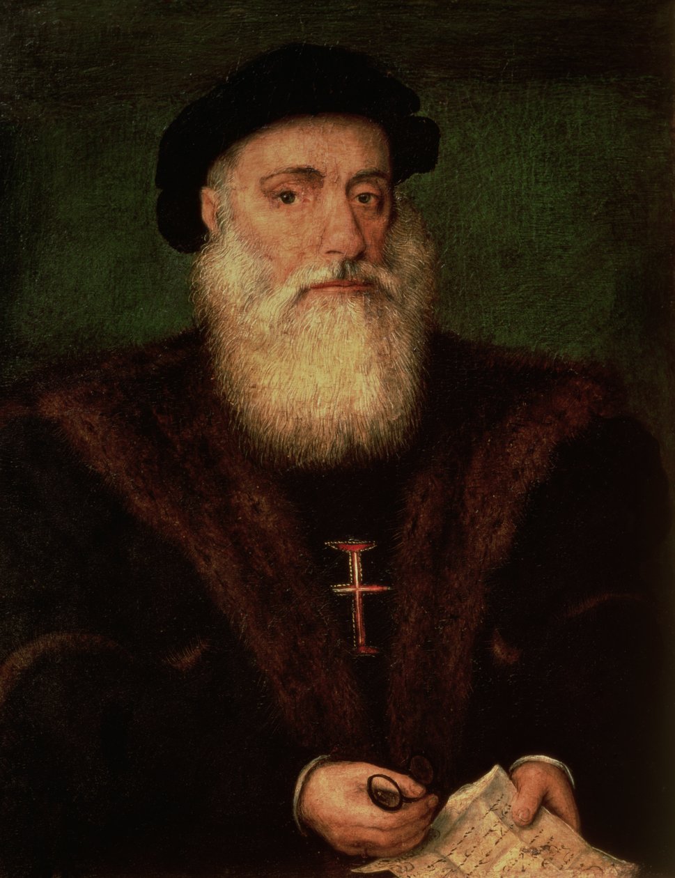 Feltehetően Vasco da Gama (1469-1524) portréja 1524 körül alkotó: Portuguese School