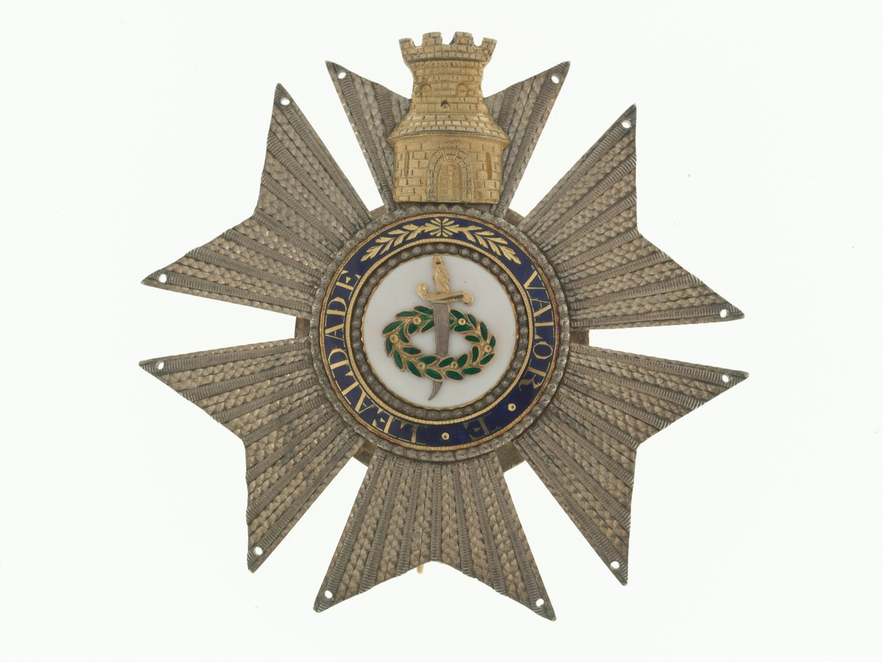 Jelvény, Torony és Kard Rend, Portugália, Sir Galbraith Lowry Cole tábornok alkotó: Portuguese School