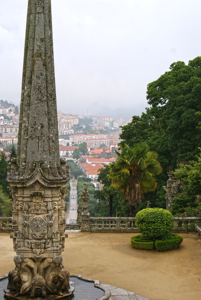 Nossa Senhora dos Remedios obeliszk szentélye, Lamego, Portugália. 1738 (gránit) alkotó: Portuguese School