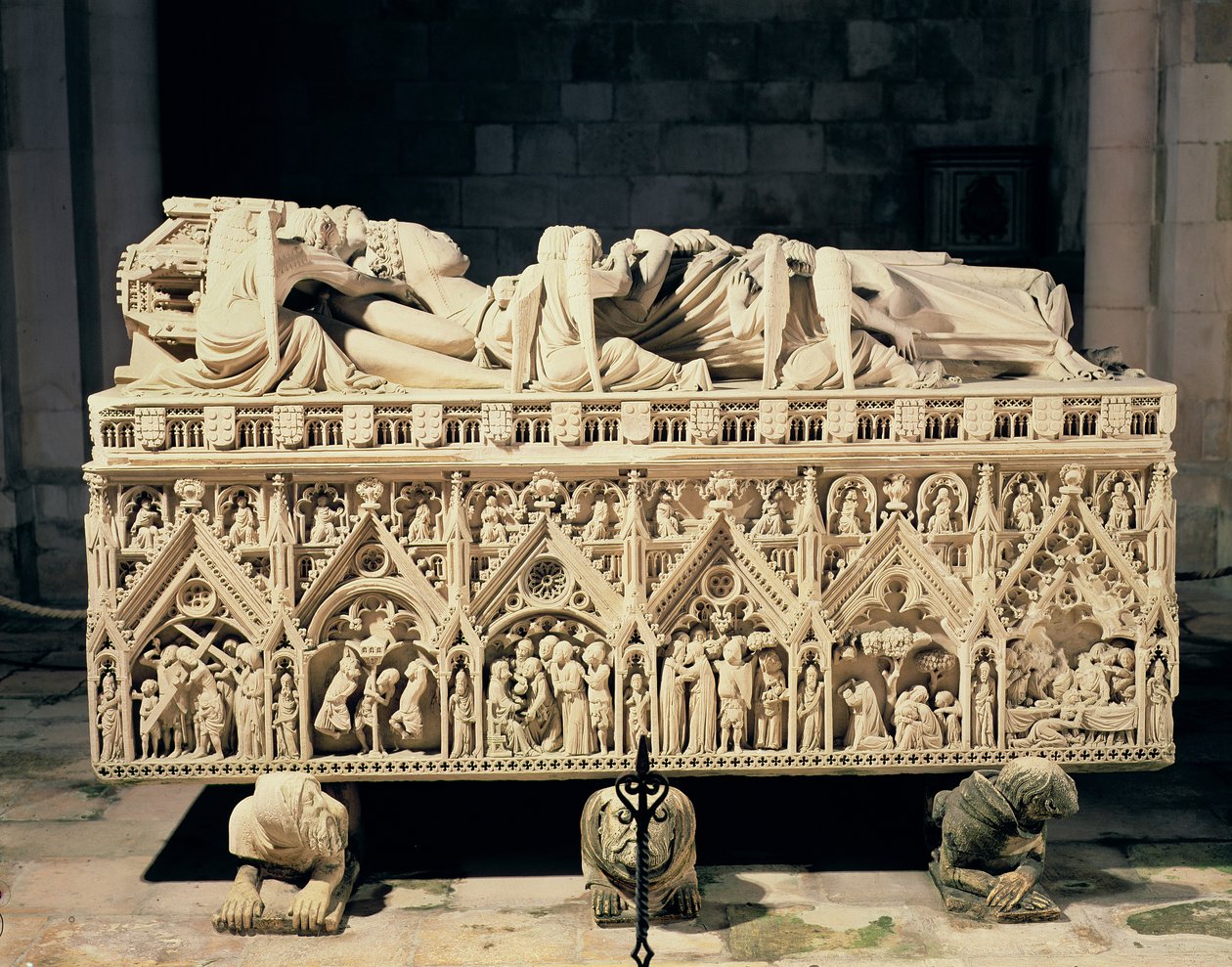 Ines de Castro sírja (megh. 1355) alkotó: Portuguese School