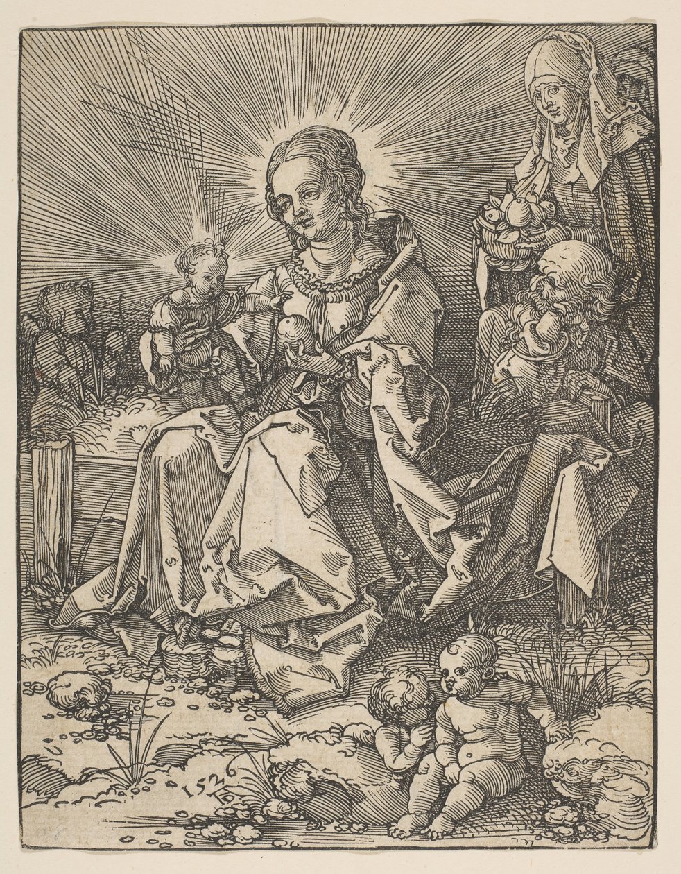 Madonna a füves parton, 1526. alkotó: Possibly Albrecht Dürer