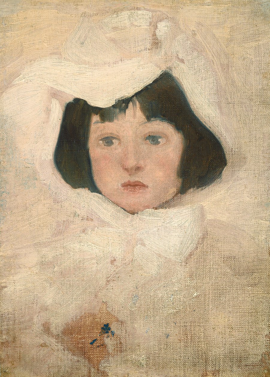 Fehér ruhás kislány alkotó: Possibly American or British 19th Century